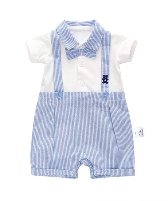 Baby Boy Shorts Birthday Romper Jumpsuit Set