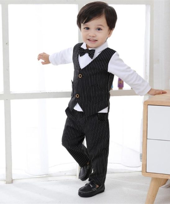 Kid Baby Boys Toddler Boy Birthday Wedding Gentleman 3Pcs/Set